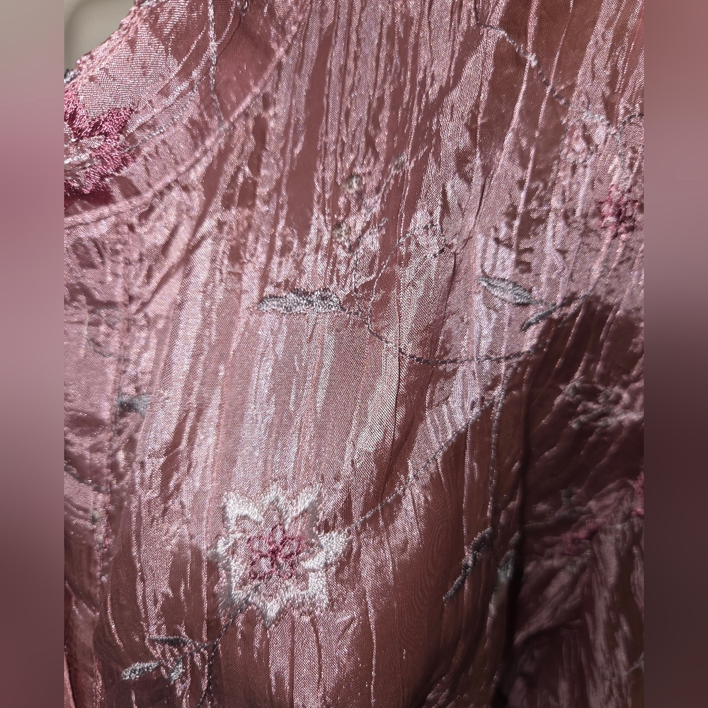 Antilia Femme Pink Floral Embroidered Blouse‎ - Picture 5 of 9